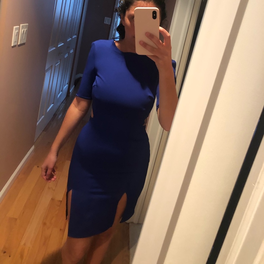 Cobalt blue dress